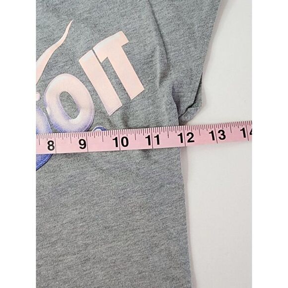 Nike Just Do It Sleeveless T-Shirt Girls Size Medium Grey - Picture 4 of 5